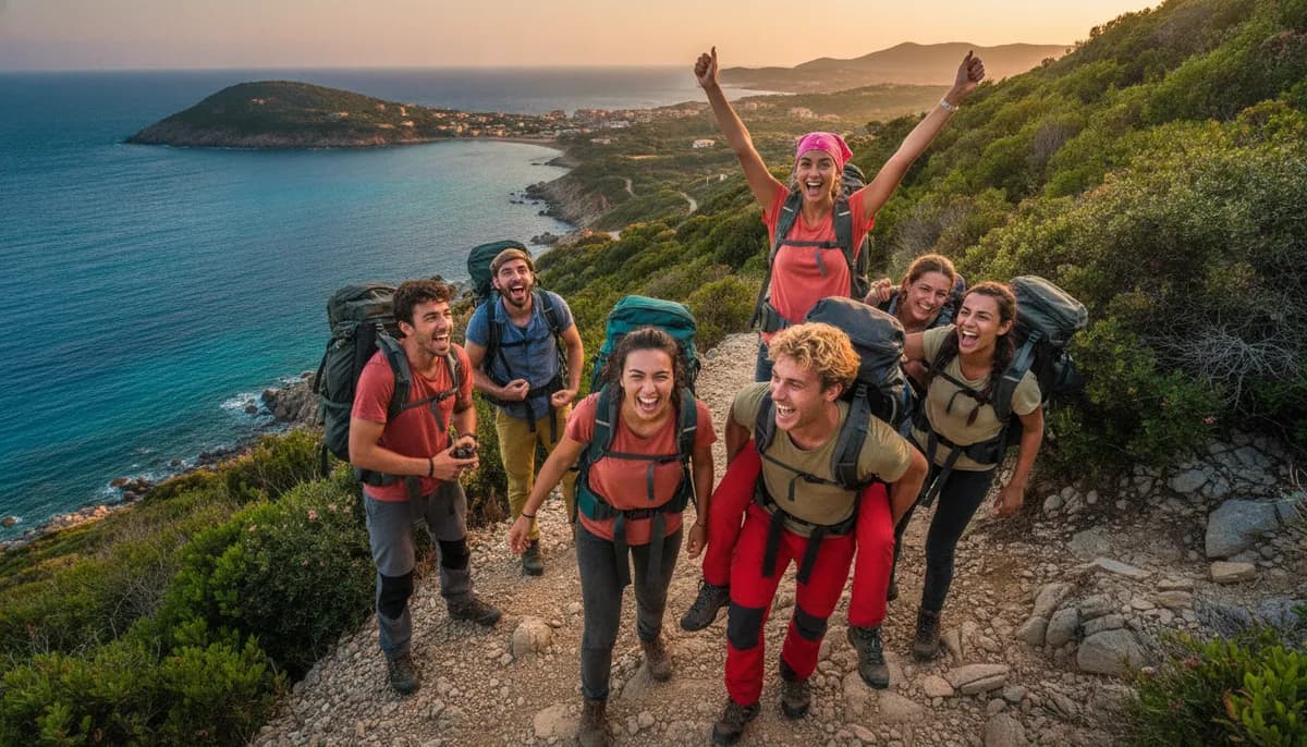 Self-Launched Coast to Coast Traverse of Elba Island