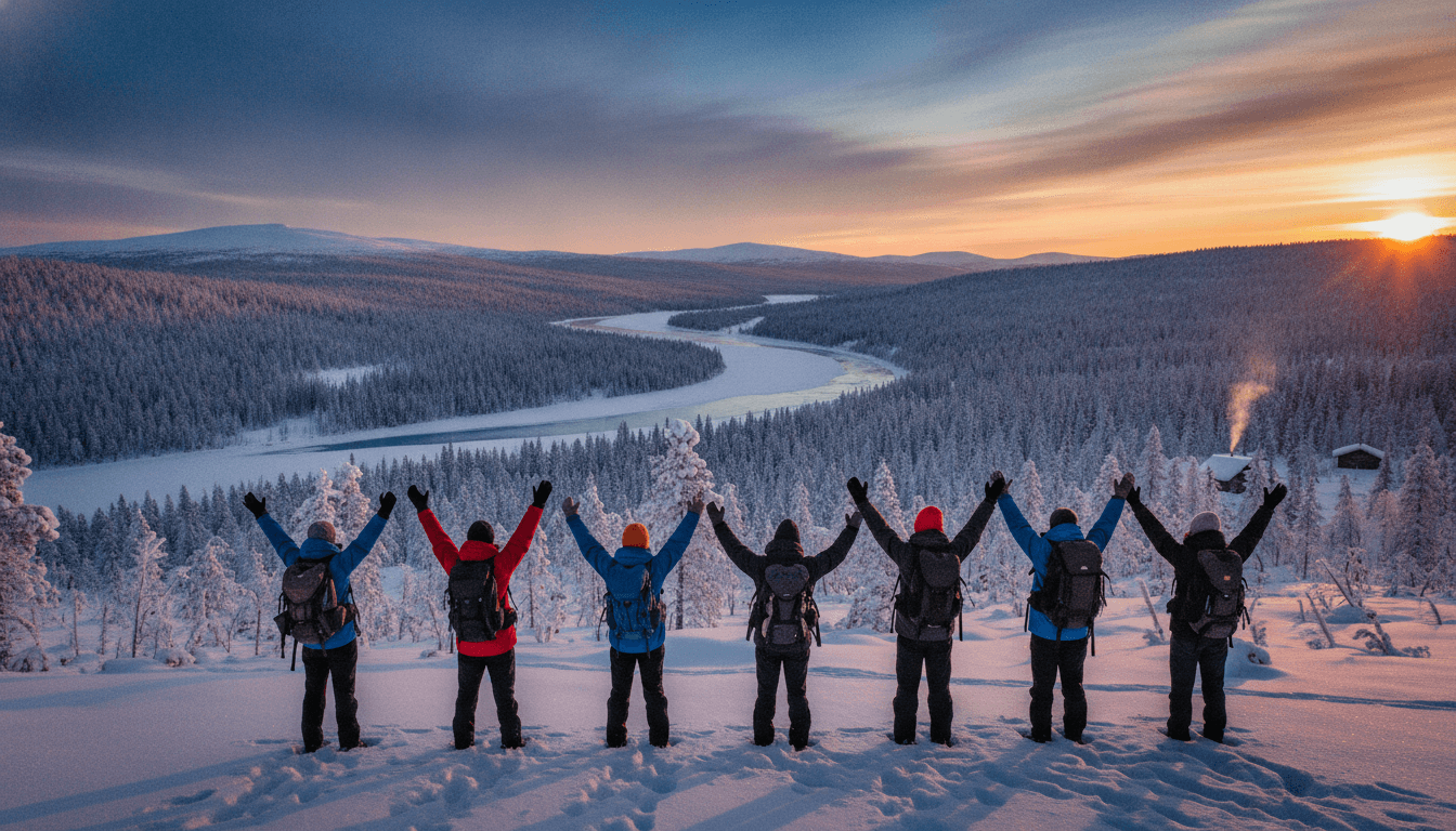 Self-Launched Winter Adventure in Finnish Lapland