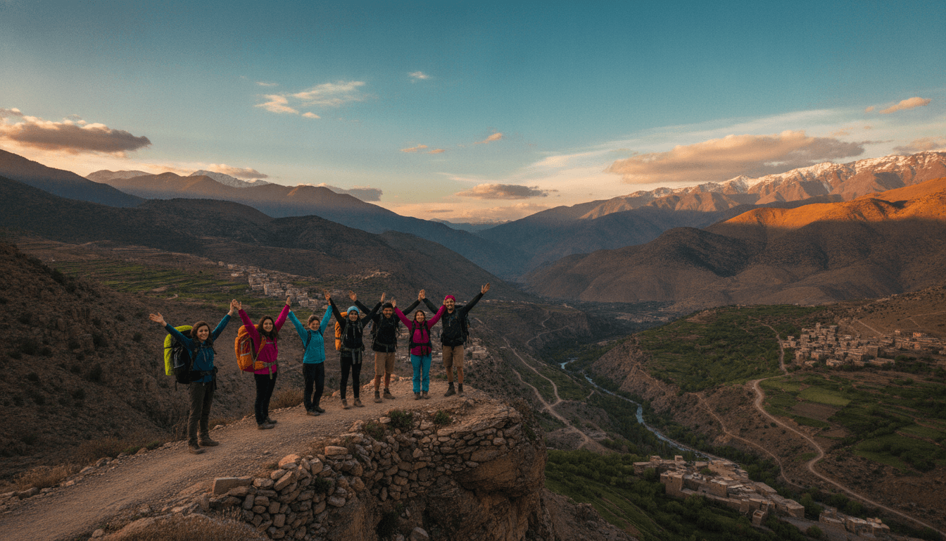 Self-Launched Lodge to Lodge Trekking in the Atlas Mountains