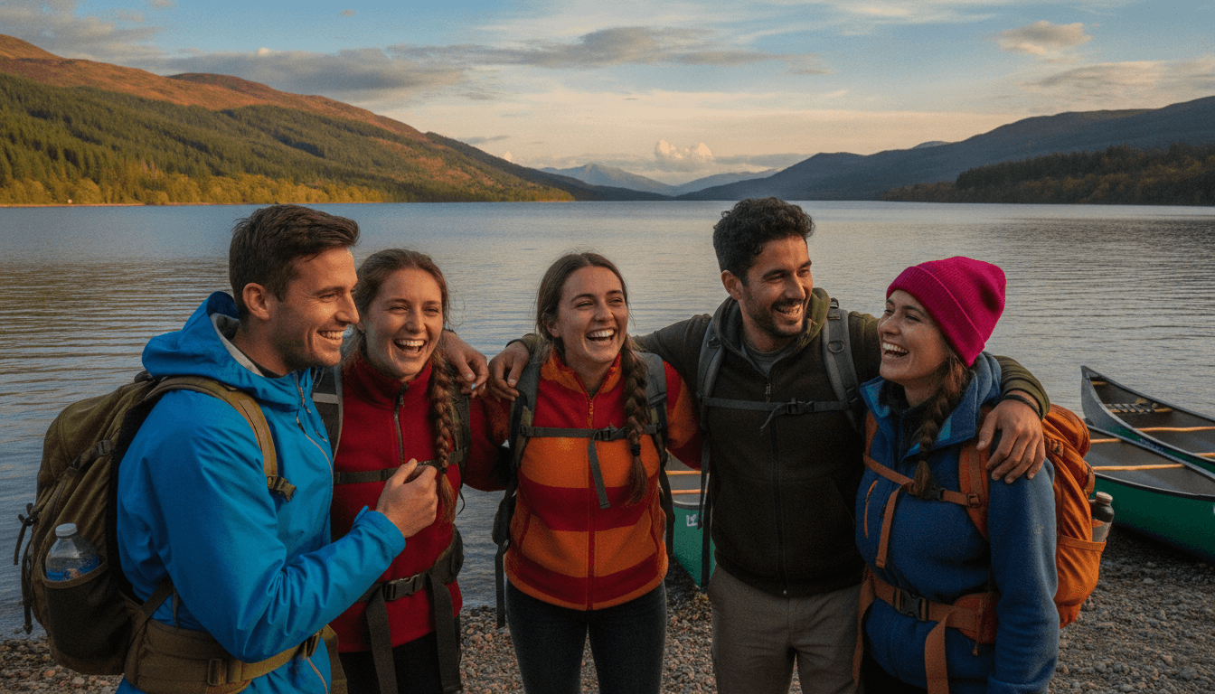 Self-Launched 100km Canoe Expedition Across Scotland