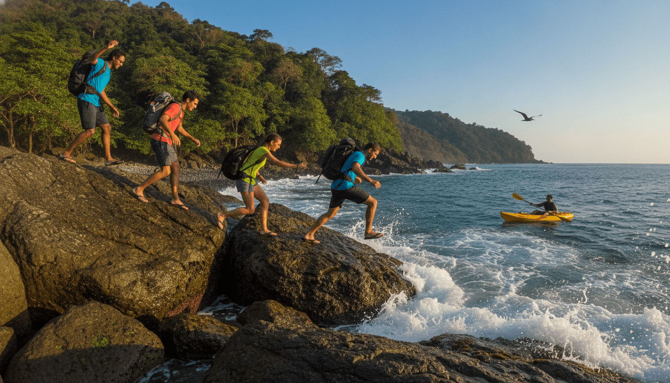 Costa Rica's Coastal Secrets: Self-Launched Wildlife Adventure
