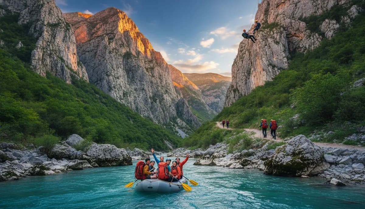 Raft, Hike and Canyon in Montenegro — Self-Launched