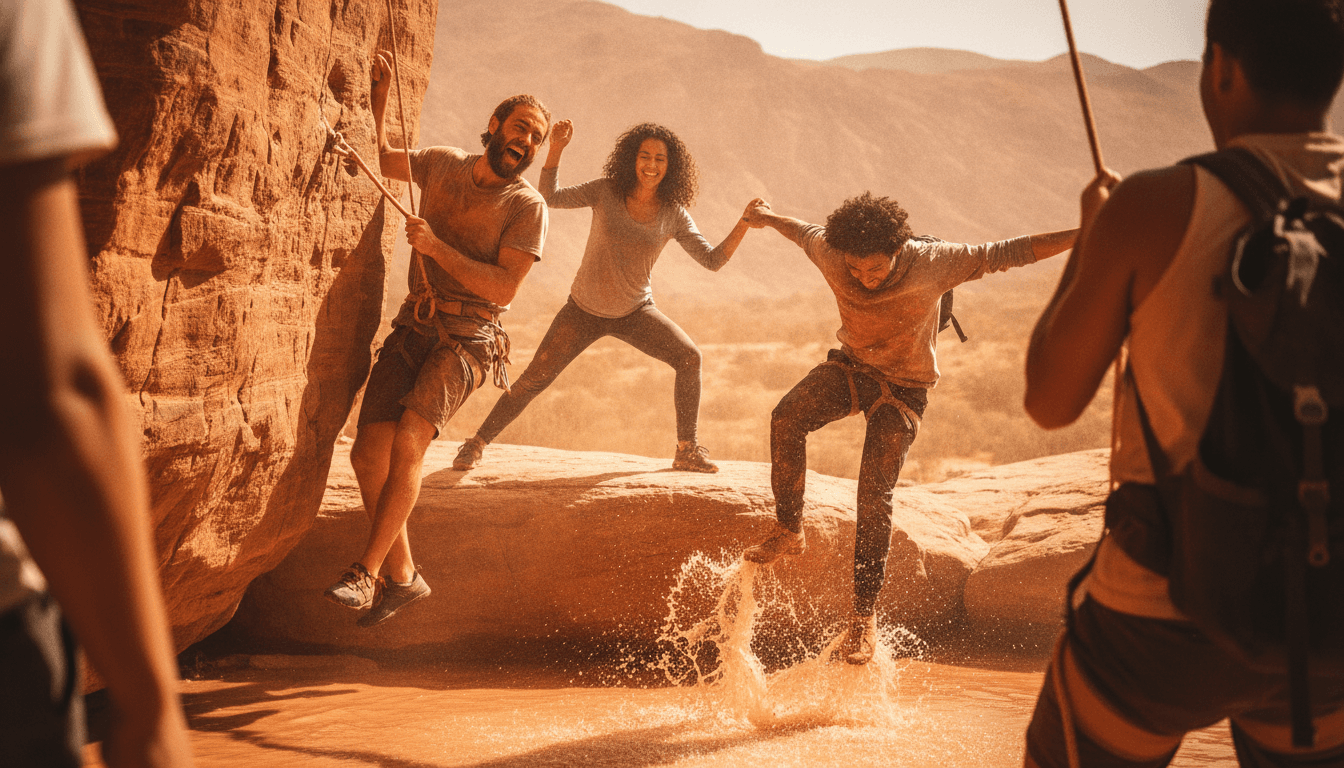 Self-Launched Rock Climbing & Yoga in Morocco