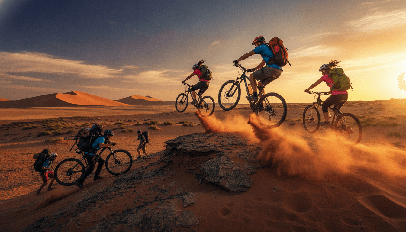 Cycle Namibia: Self-Launched Desert & Dunes Bike Adventure