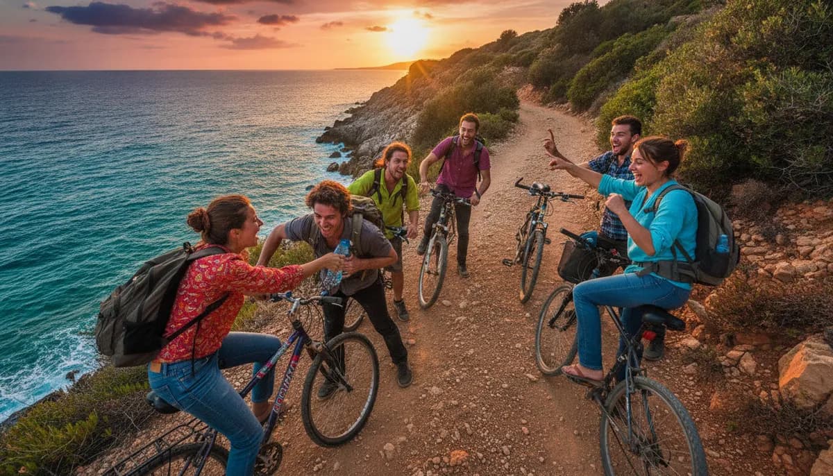 Cycling the Coast of Eastern Crete — Self-Launched