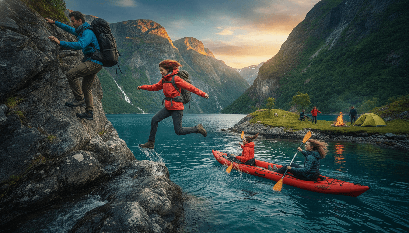 Hike, Kayak & Wild Camp the Norwegian Fjords: Self-Launched Edition