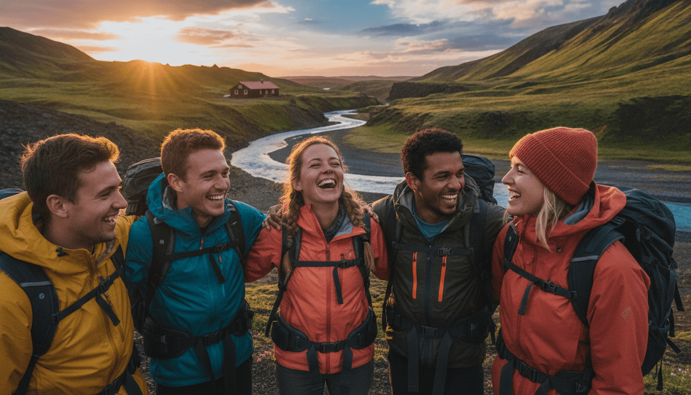Self-Launched Laugavegur Trail Hut-to-Hut Trek, Iceland