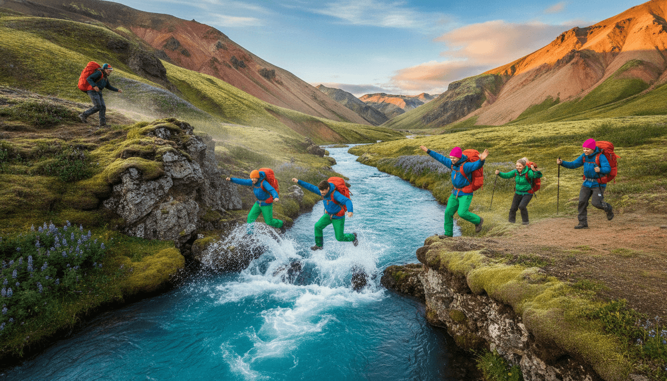 Self-Launched Laugavegur Trail Hut-to-Hut Trek, Iceland