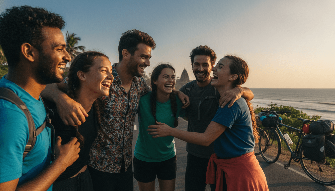 Southern India Coast to Coast Cycling Ride – Self-Launched
