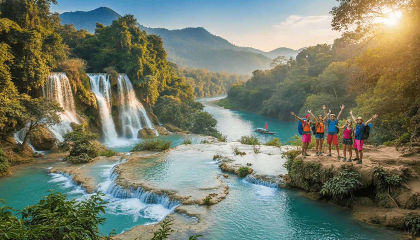 Self-Launched Luang Prabang Highlights: Temples, Waterfalls & Mekong River