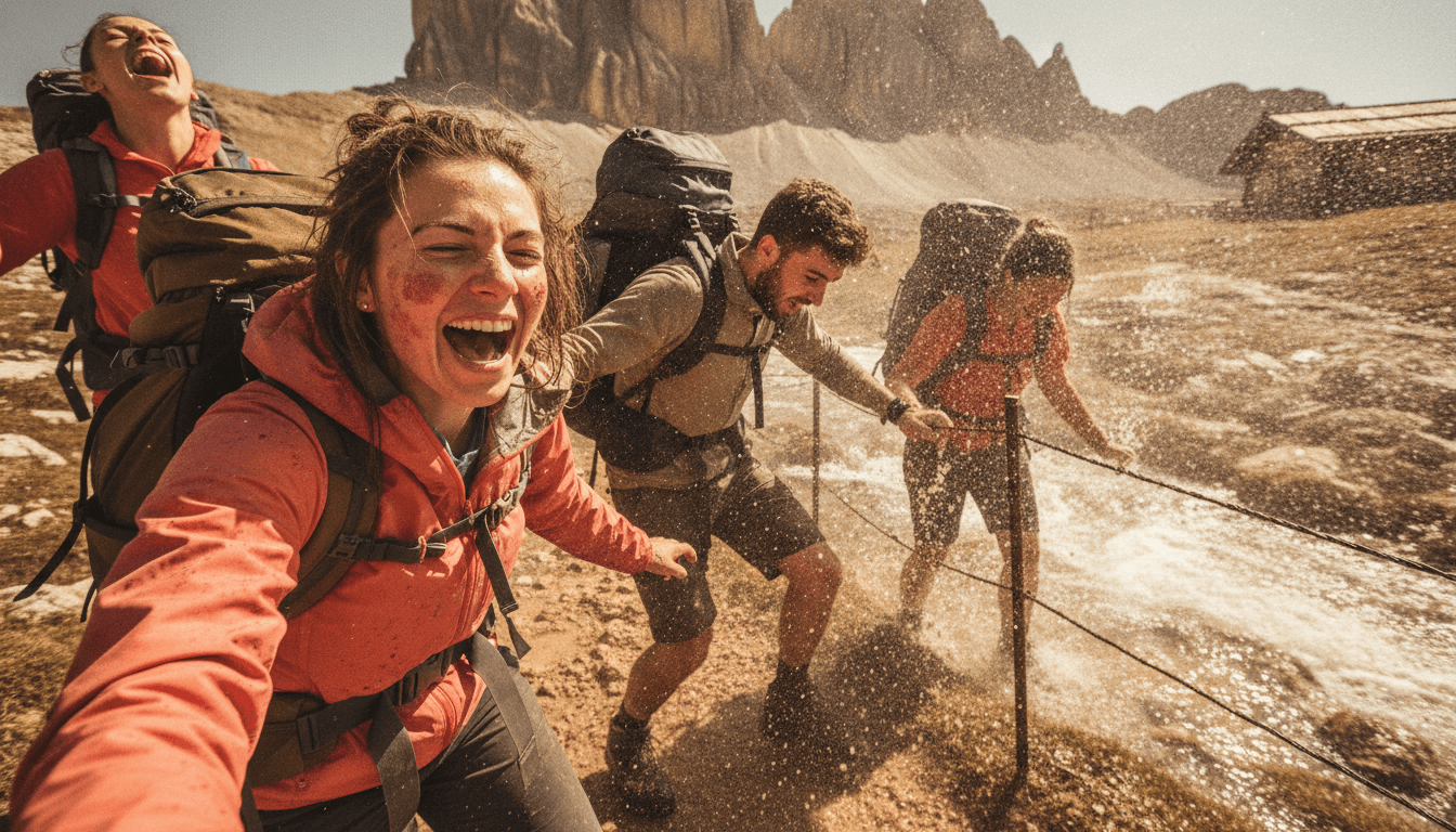 Self-Launched Hut-to-Hut Trekking in the Italian Dolomites