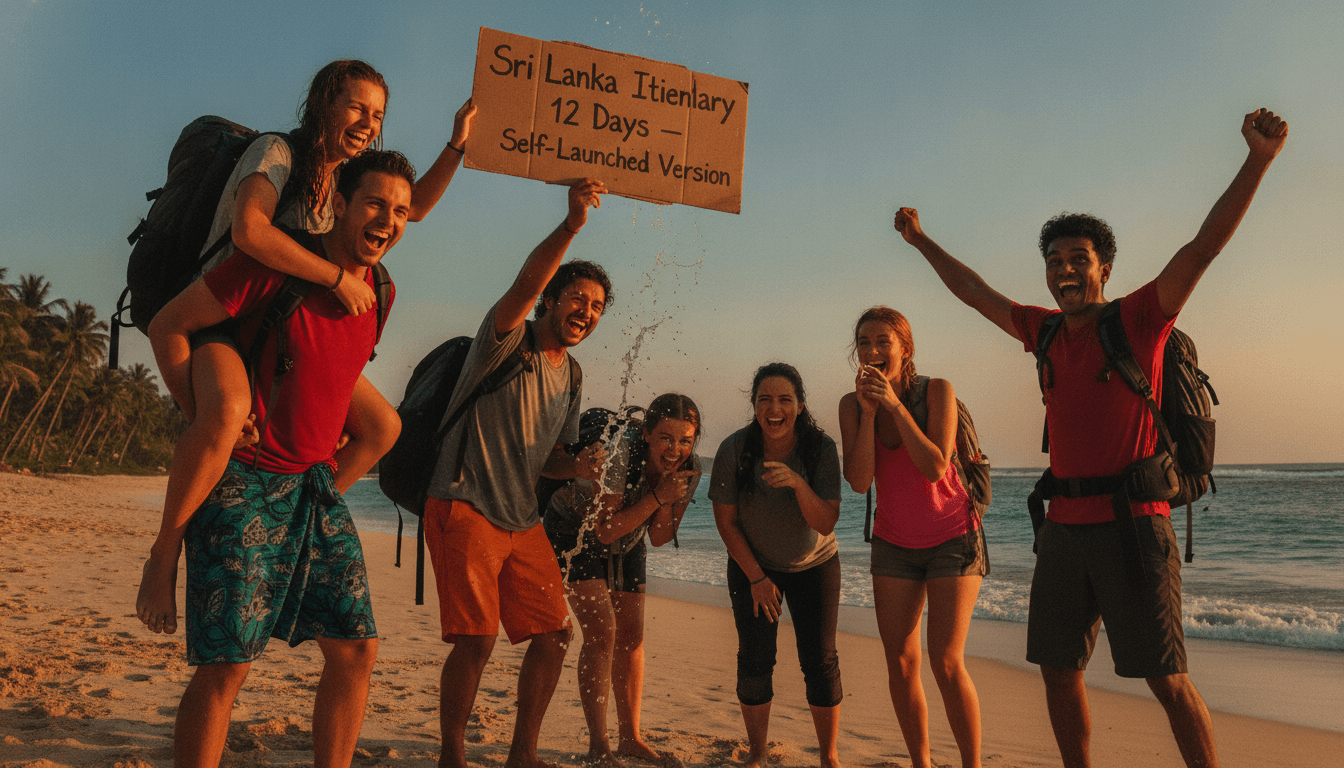 Sri Lanka Itinerary 12 Days — Self-Launched Version