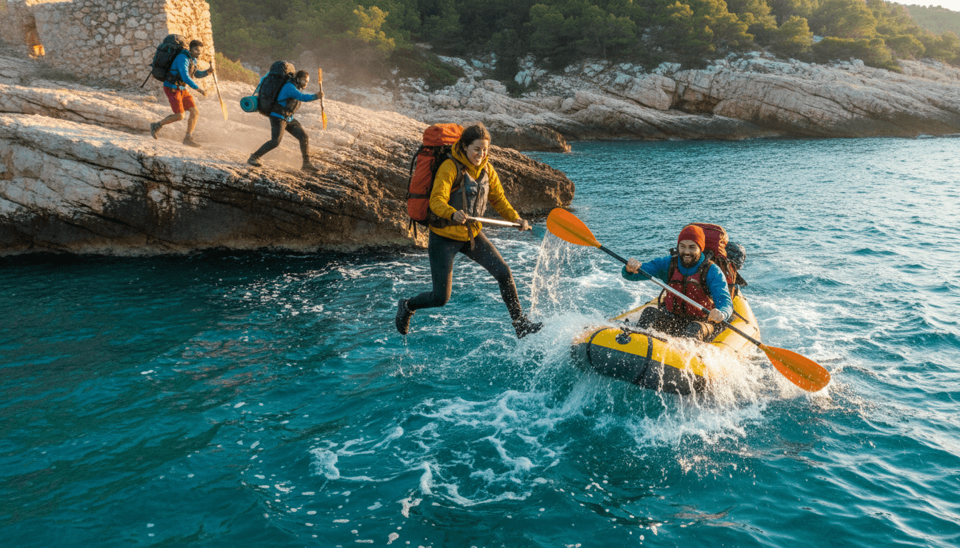 Self-Launched Packrafting Adventure in Croatia