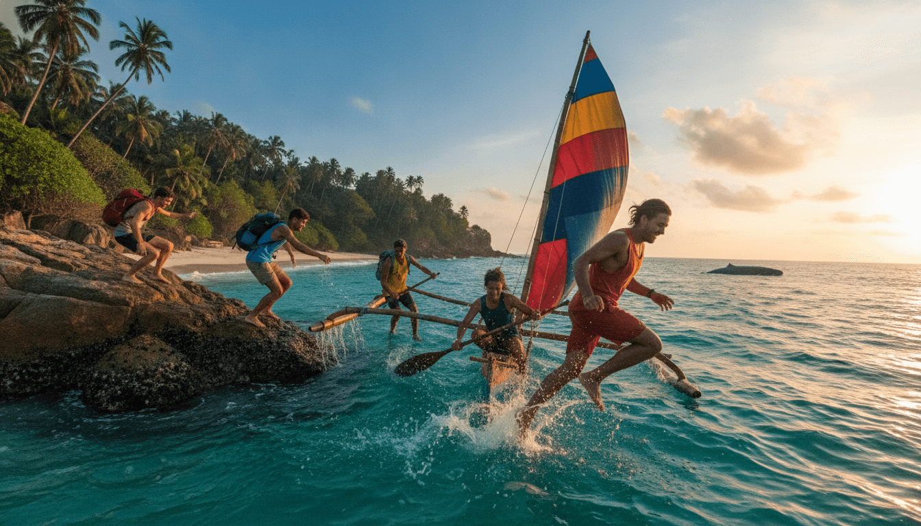 Sailing Sri Lanka South Coast — Self-Launched