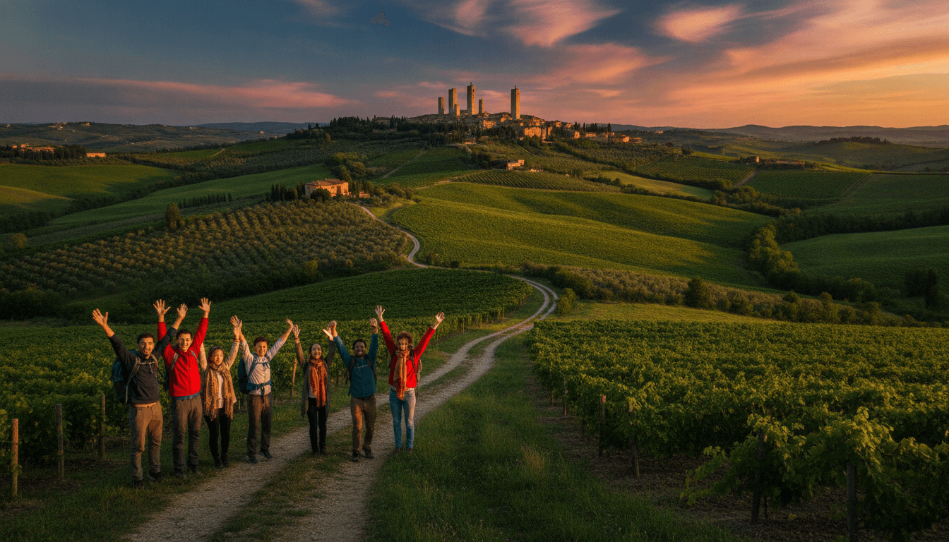 Self-Launched Tuscany: Local Living in San Gimignano