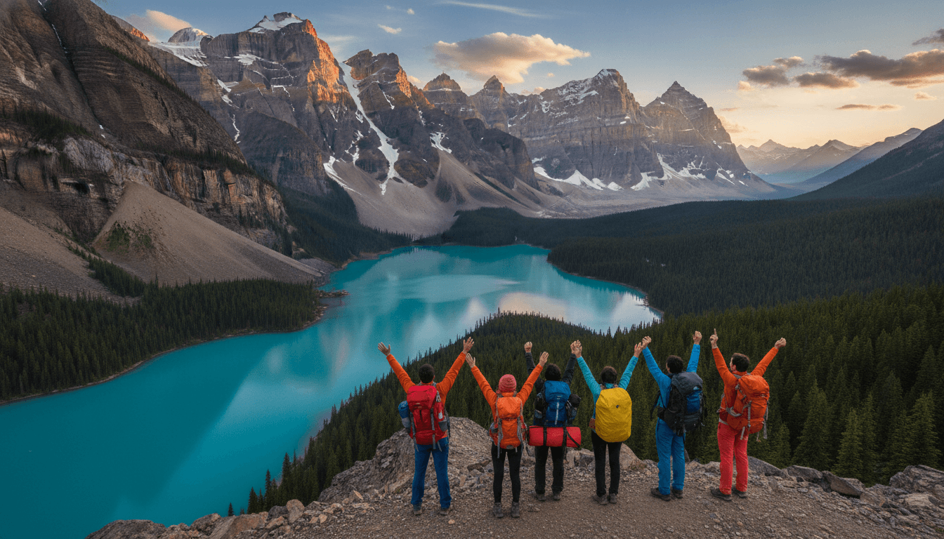 Self-Launched Hiking in Canada's Rocky Mountains
