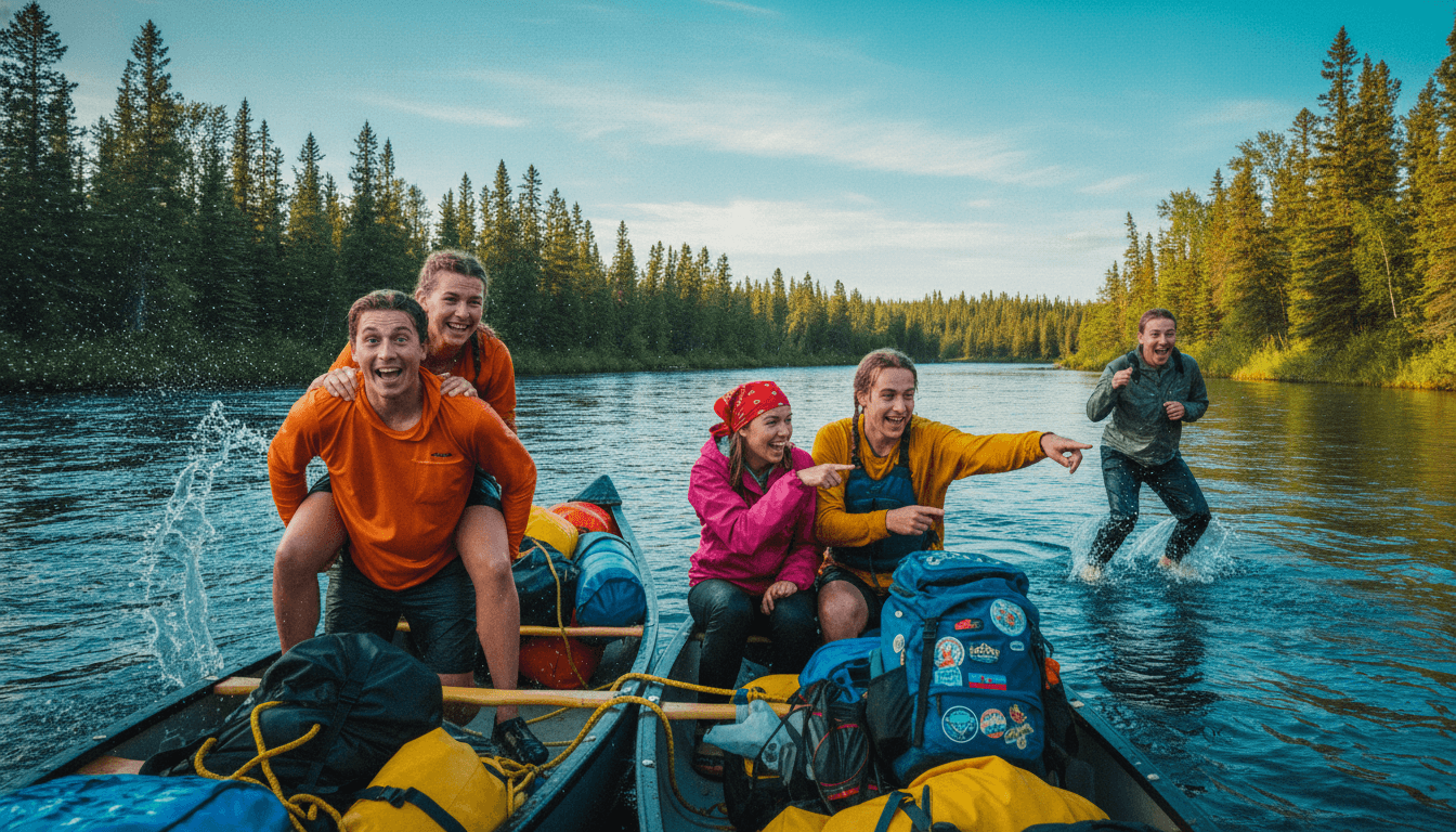 Self-Launched Canoe Expedition in the Yukon Wilderness