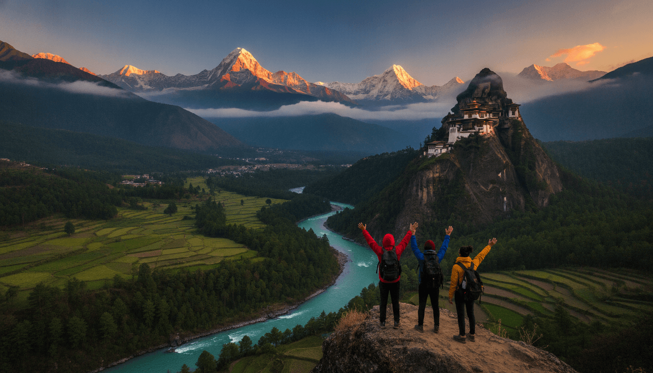 Self-Launched: India, Nepal & Bhutan — Taj Mahal, Himalayas & Tiger's Nest