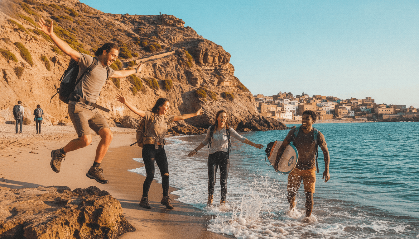 Self-Launched Climb, Surf & Yoga in Morocco