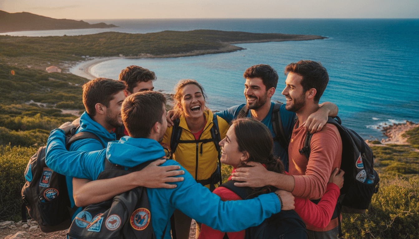 Self-Launched Walking in Sardinia