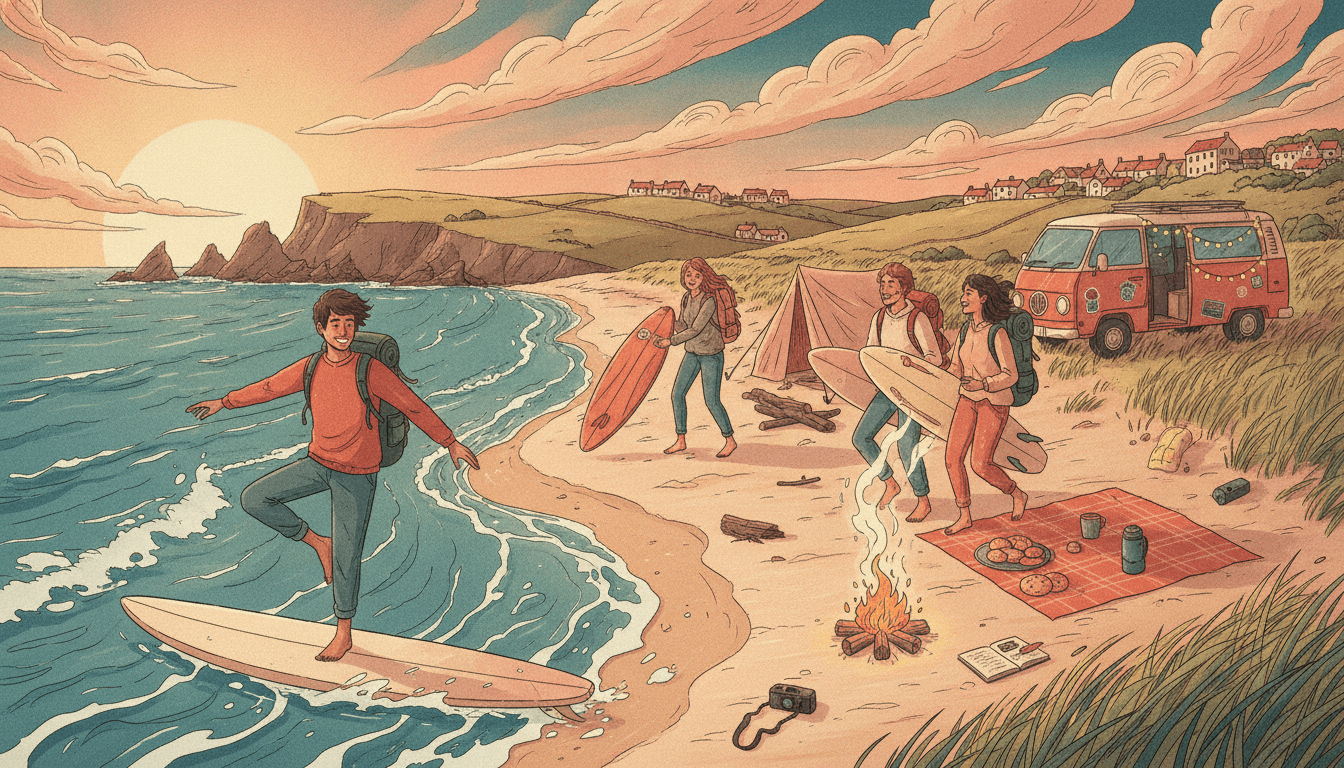 Self-Launched Surf & Yoga Weekend in Cornwall