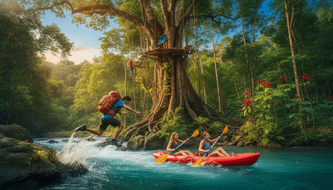 Kayak, Hike and Tree Camp the Hidden Rainforests of Costa Rica — Self-Launched