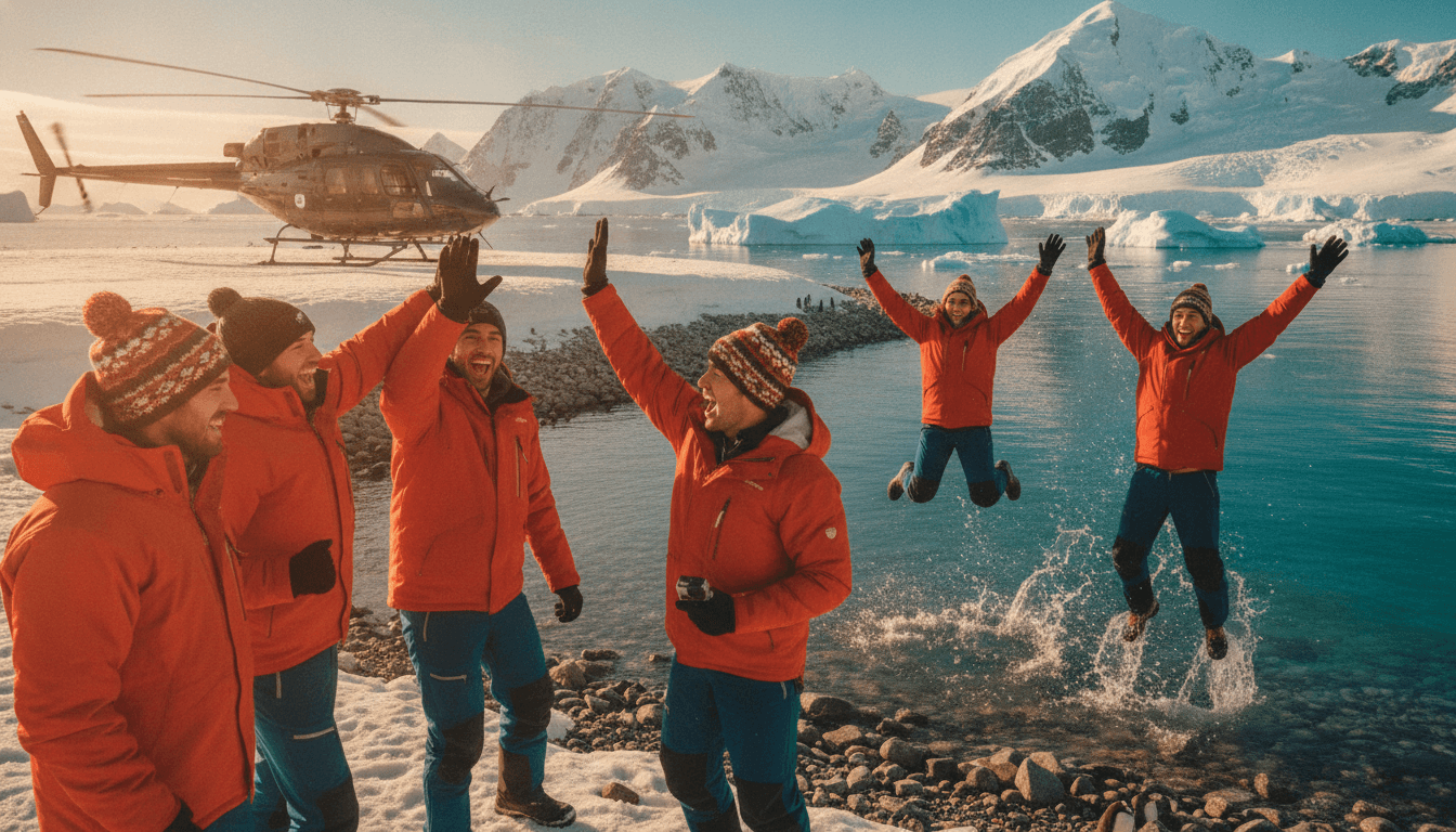 Antarctica by Helicopter: Self-Launched Polar Expedition