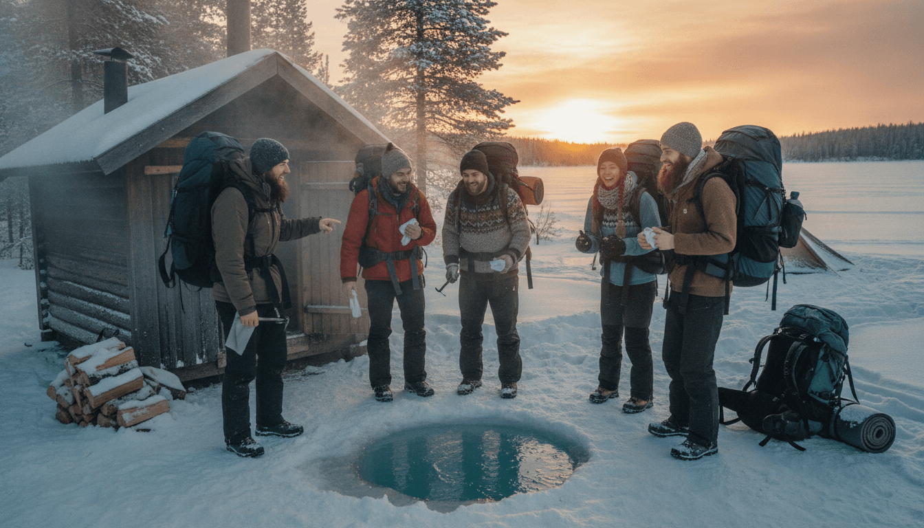 Ice, Snow and Saunas in Arctic Finland: Self-Launched Edition
