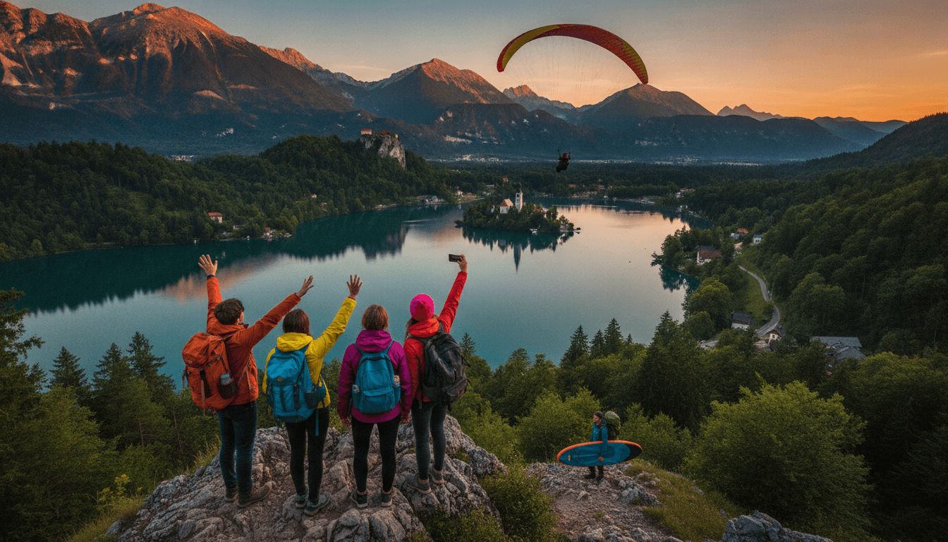 SUP, Hike and Paraglide in Slovenia — Self-Launched