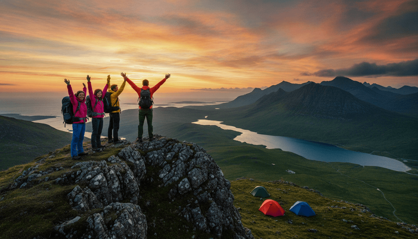 Hike and Wild Camp on the Isle of Rùm – Self-Launched