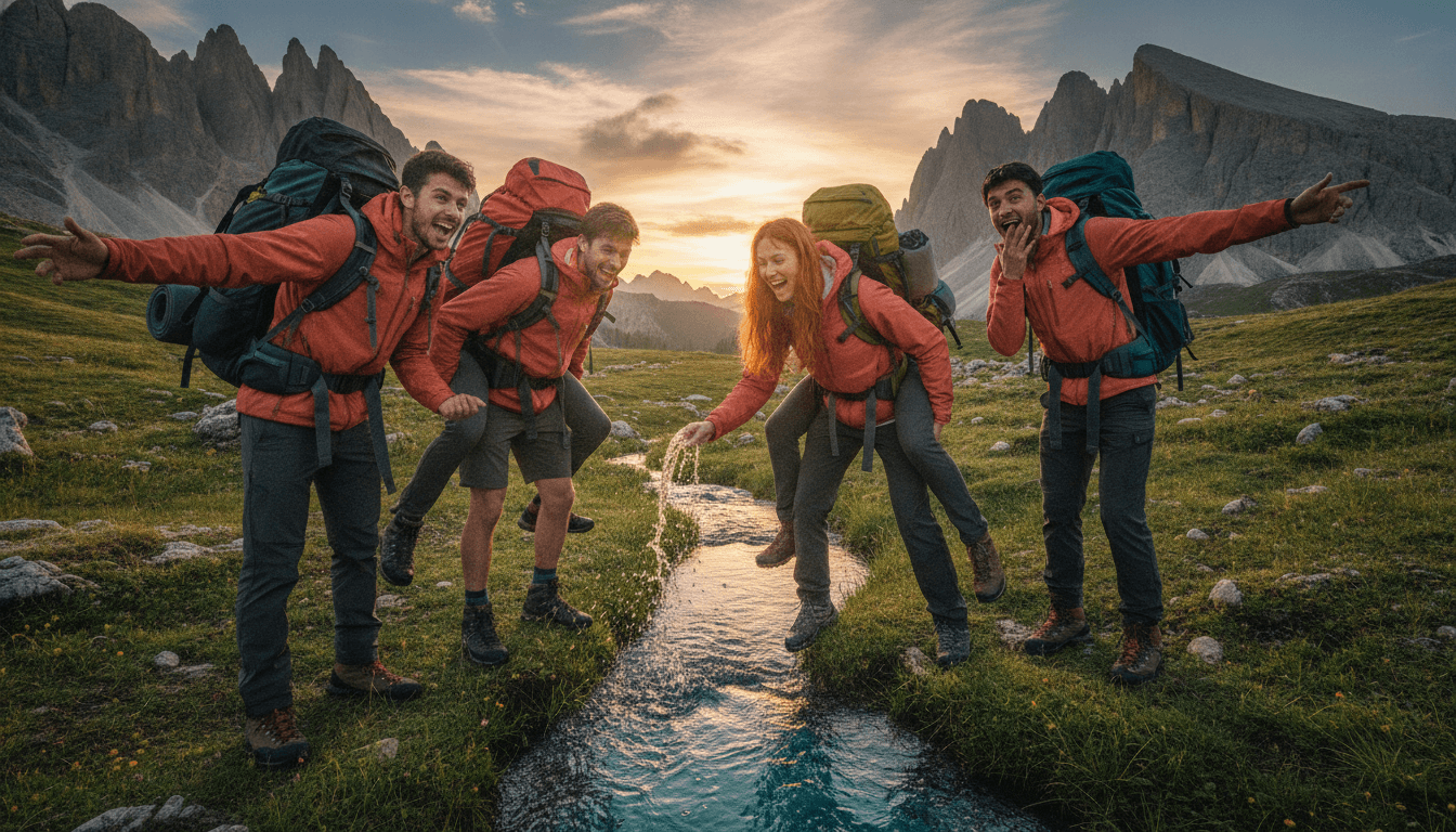 Self-Launched Hut-to-Hut Trekking in the Italian Dolomites