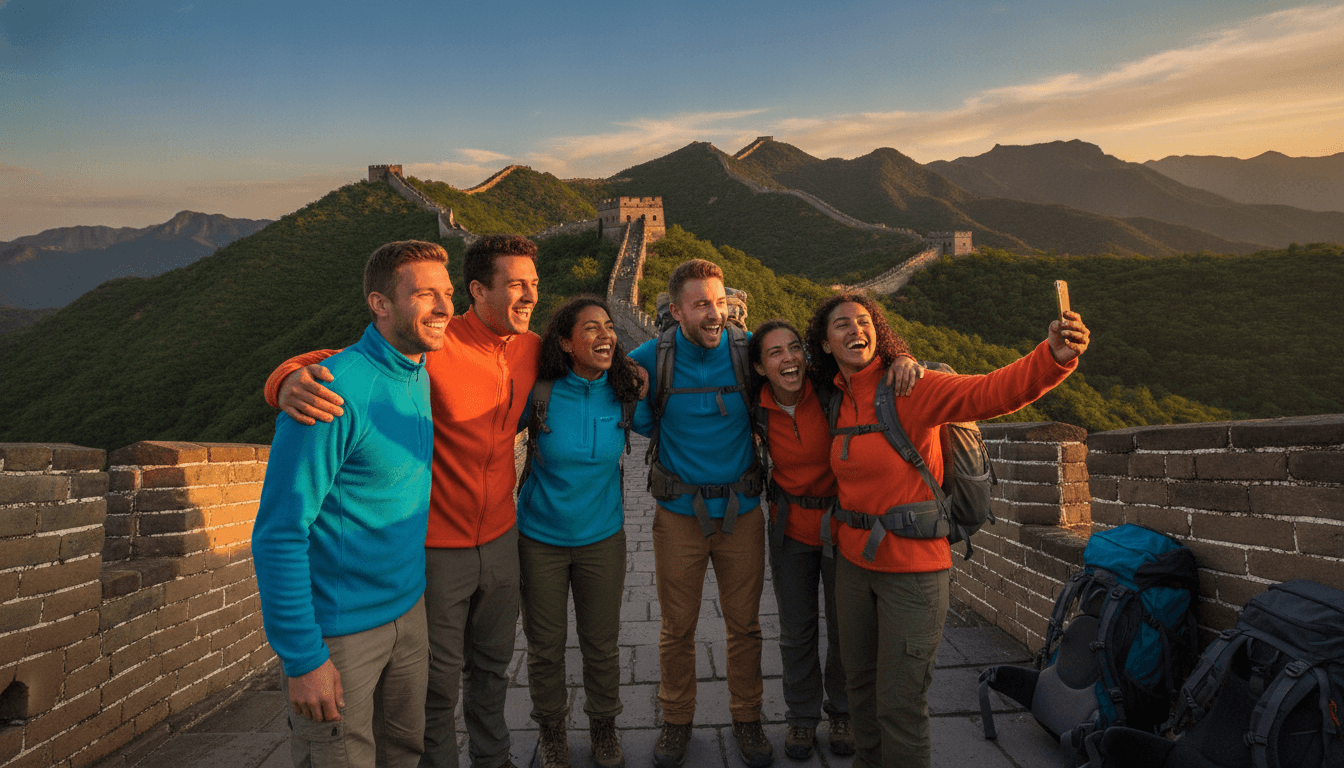 Walking the Great Wall of China