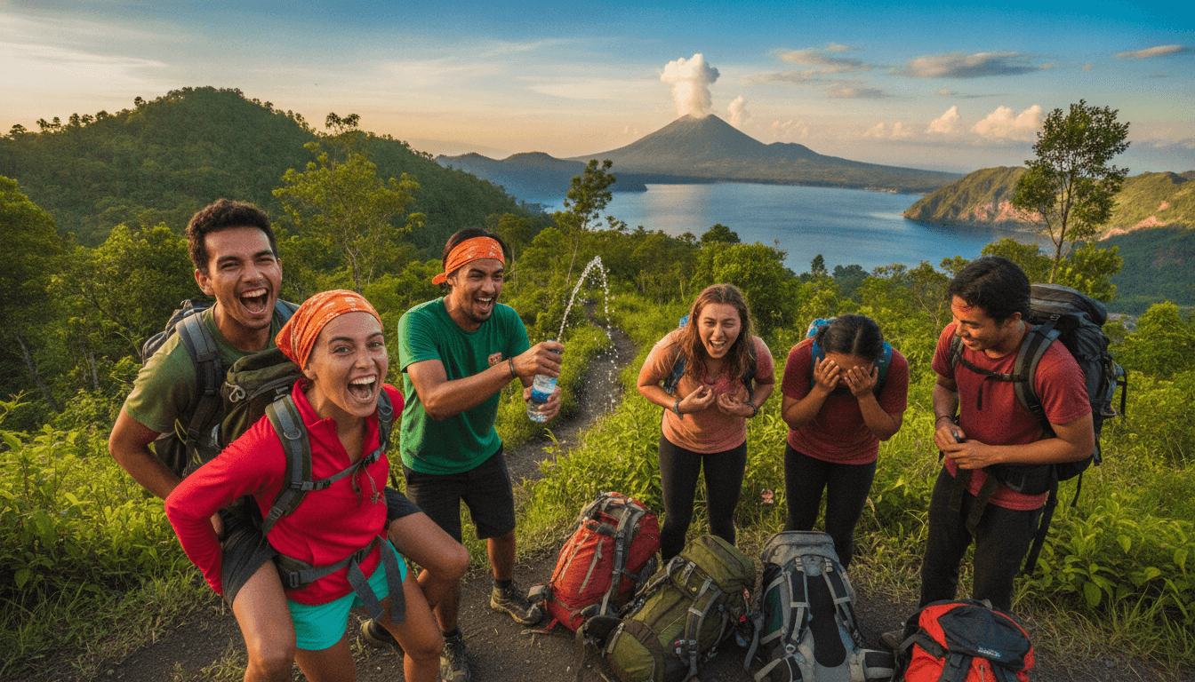 The 3 Volcano Challenge in Indonesia: Self-Launched Edition