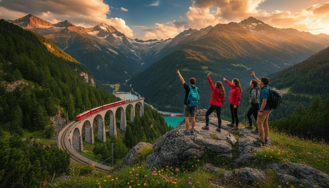 Self-Launched Swiss Alpine Railways Adventure (5 Days)