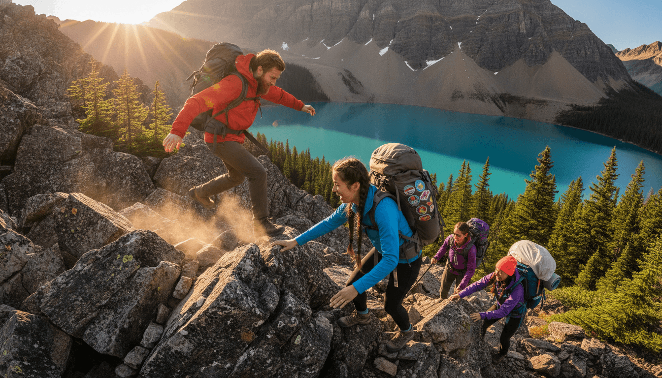 Self-Launched Hiking in the Canadian Rockies