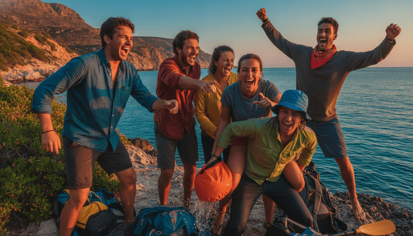 Kayak & Hike the Coast of Crete (Self-Launched)