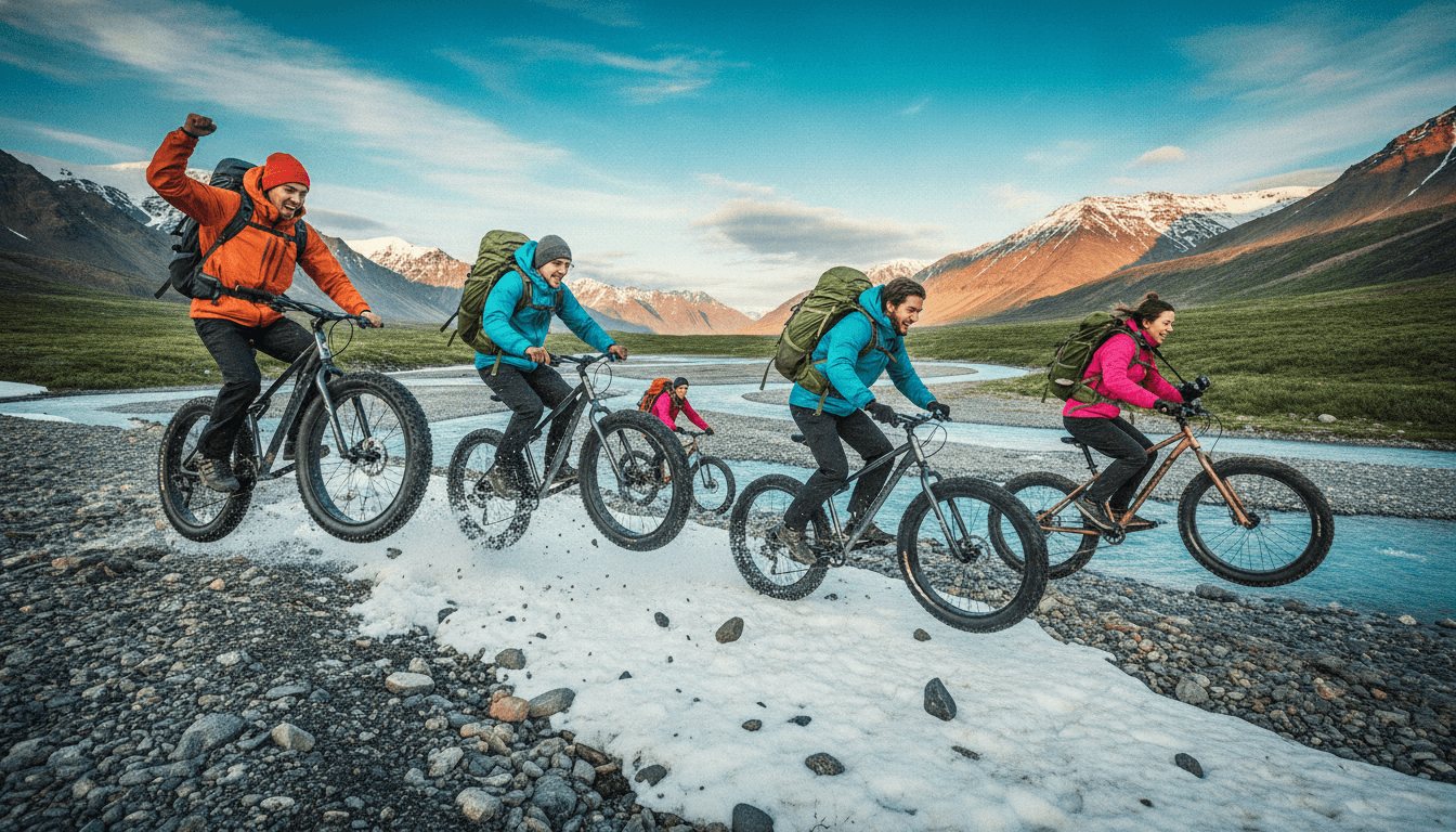 Self-Launched Arctic Circle Fat Bike Expedition in Norway